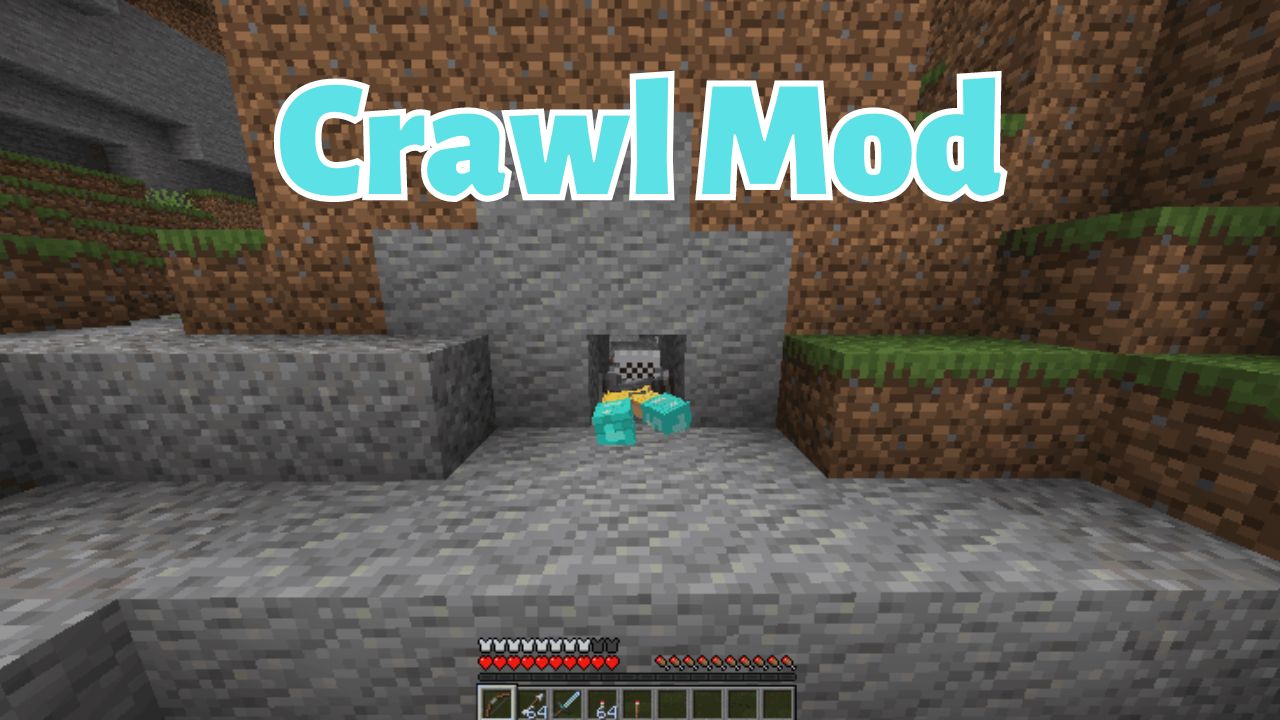Crawl Mod (1.21.1, 1.20.5) – Bò qua chướng ngại vật