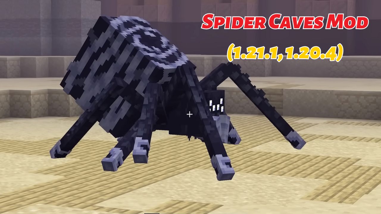 Spider Caves Mod (1.21.1, 1.20.4) – Hang nhện độc dưới lòng đất